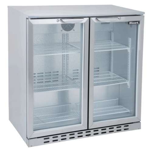 double door bar fridge